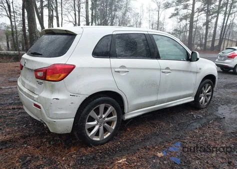 2012 Mitsubishi Outlander Sport Se из США, поврежденный, VIN JA4AP4AU3CZ001985